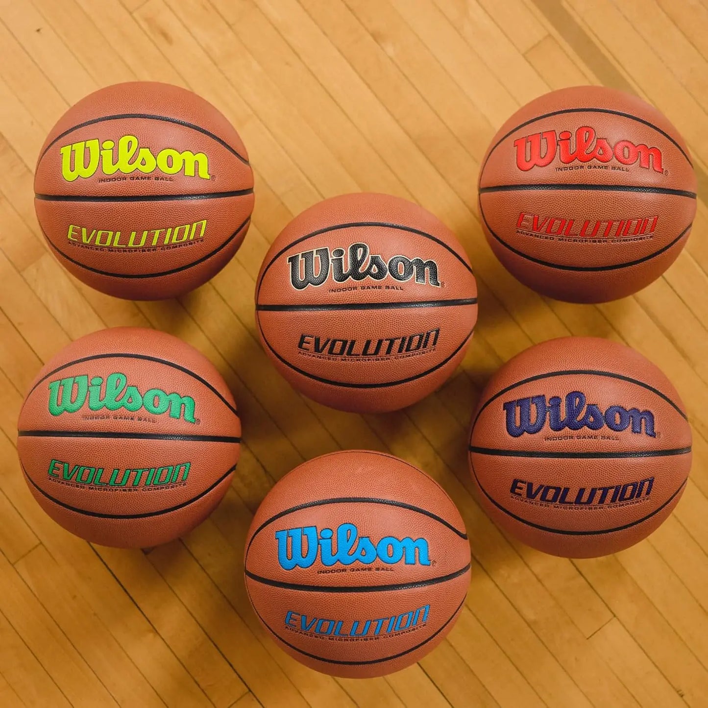 Wilson Evolution Basketball – Premium Indoor Training Ball Size 7