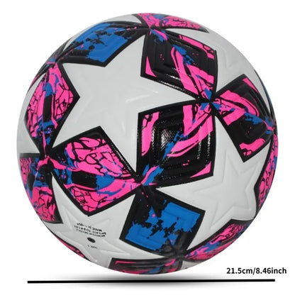 Standard Soccer Ball Professional Outdoors Sports Match Balls Training Seamless Design Football High Quality PU Material Size 5 Football Equipment Soccer Gear
