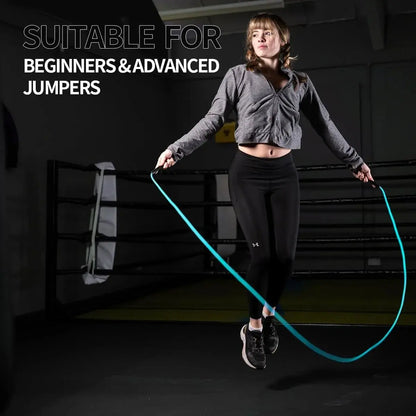 Hererope 6MM PVC Jump Rope for Men & Women Fitness, Speed, Tricks, Cardio Training, Boxing Jump Rope with Unbreakable Handles and Non-Kinking Skipping Rope, Adjustable Jump Rope for Indoor Outdoor