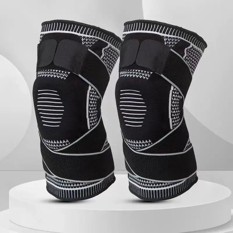 AWD 2/1 Pack Knee Compression Support Sleeves Flexible Sports Knee Braces for Men Women Running Basketball Workout Fitness Joint Pain Relief Daily Sports Accessories