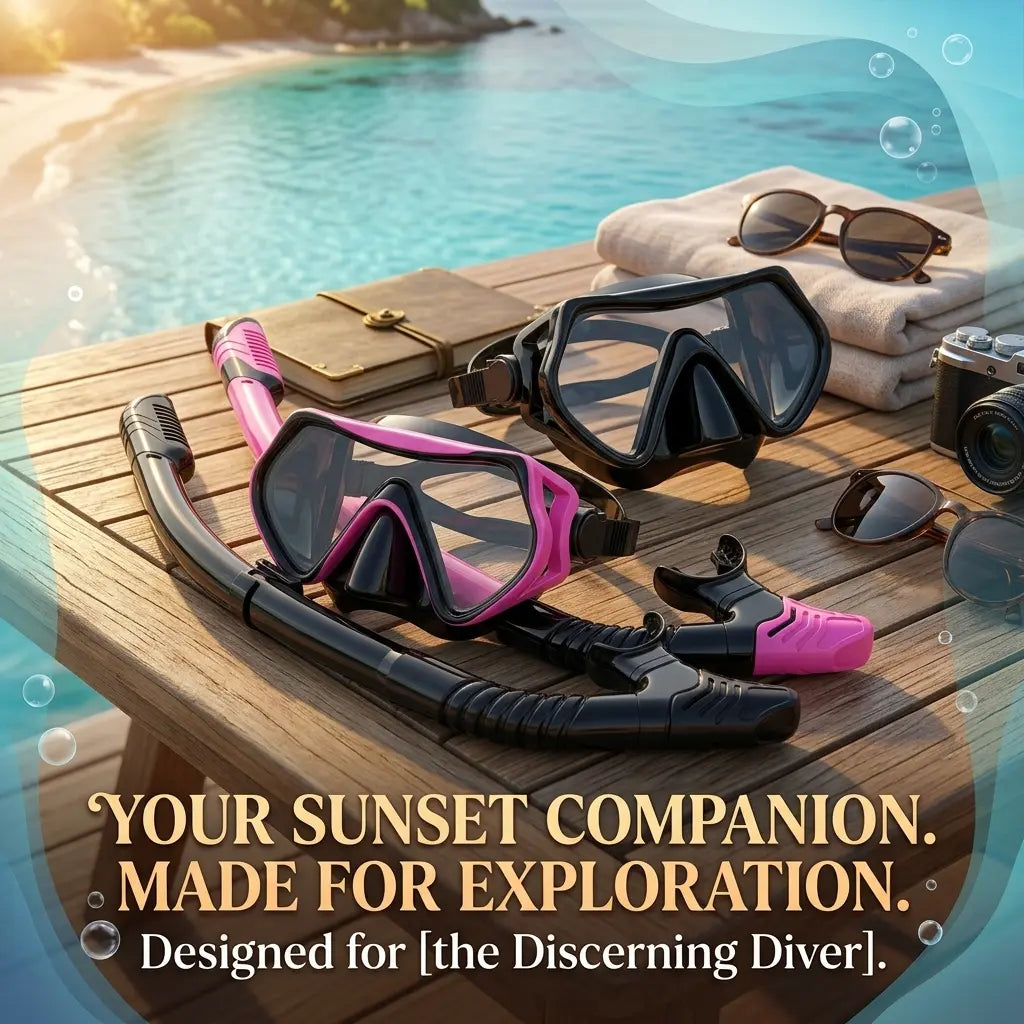 Jring Snorkeling Gear for Adults, Snorkel Mask with Top Dry Valve - Panoramic View Anti-Leak and Anti-Fog for Snorkeling, Scuba Diving, Freediving & Swimming for Men Women, Also Available as Swimming Goggles and Snorkel,Summerwins,Bathingsuitwomenset