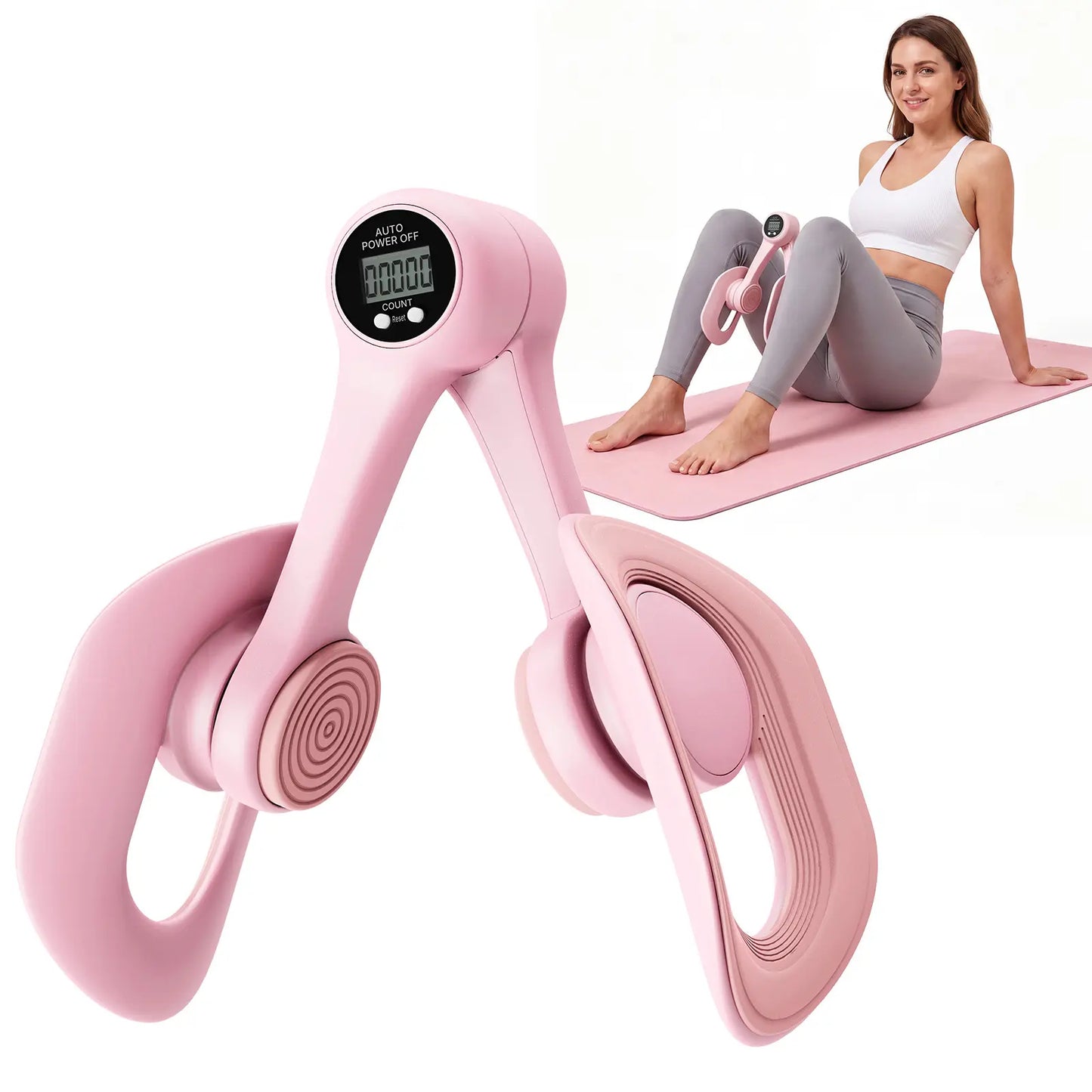Zenrous Multi-Functional Thigh & Arm Exerciser Set - Compact Home Gym Pelvic Floor & Limb Muscle Trainer for Women & Men, Resistance Workout Equipment