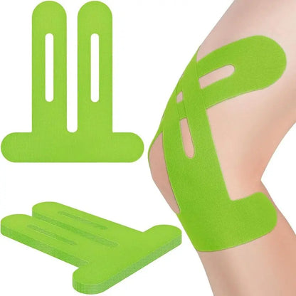 10 Pack Precut Knee Kinesiology Tape for Men & Women,Waterproof, Elastic Tape for Knee Support, Stability & Pain Relief; Breathable, Hypoallergenic, Latex-Free; Ideal for Basketball, Running Knee Wraps Knee Stabilizer
