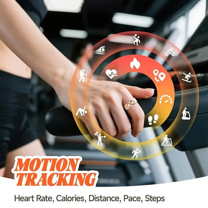 2026 Women'S Smart Ring, 5Atm Waterproof Fitness Tracker, Pedometer, Distance, Calories, Sleep & Period Tracking, Fits Iphone & Android, Wearable Fitness Trackers, Smart Wearable Devices, Smart Ring Health Tracker