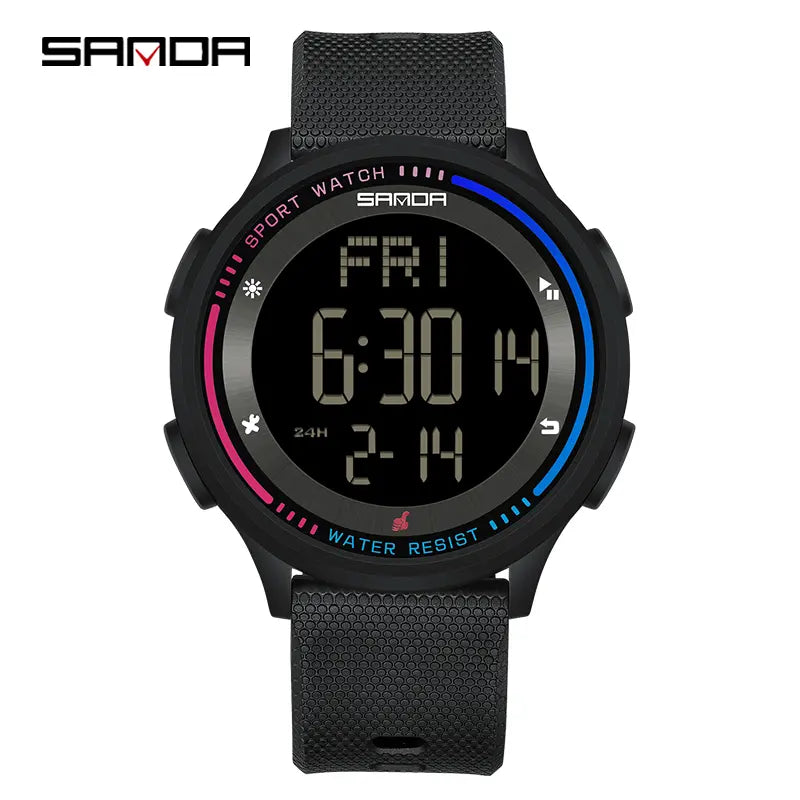 Unisex Casual Fashion Wristwatch - Simple Sporty round Design, Luminous Display, Waterproof, Shock-Resistant for Daily & Outdoor Wear (Fashion Men'S Watch Accessory)