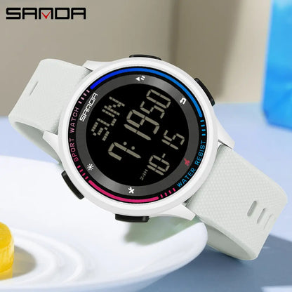 Unisex Casual Fashion Wristwatch - Simple Sporty round Design, Luminous Display, Waterproof, Shock-Resistant for Daily & Outdoor Wear (Fashion Men'S Watch Accessory)