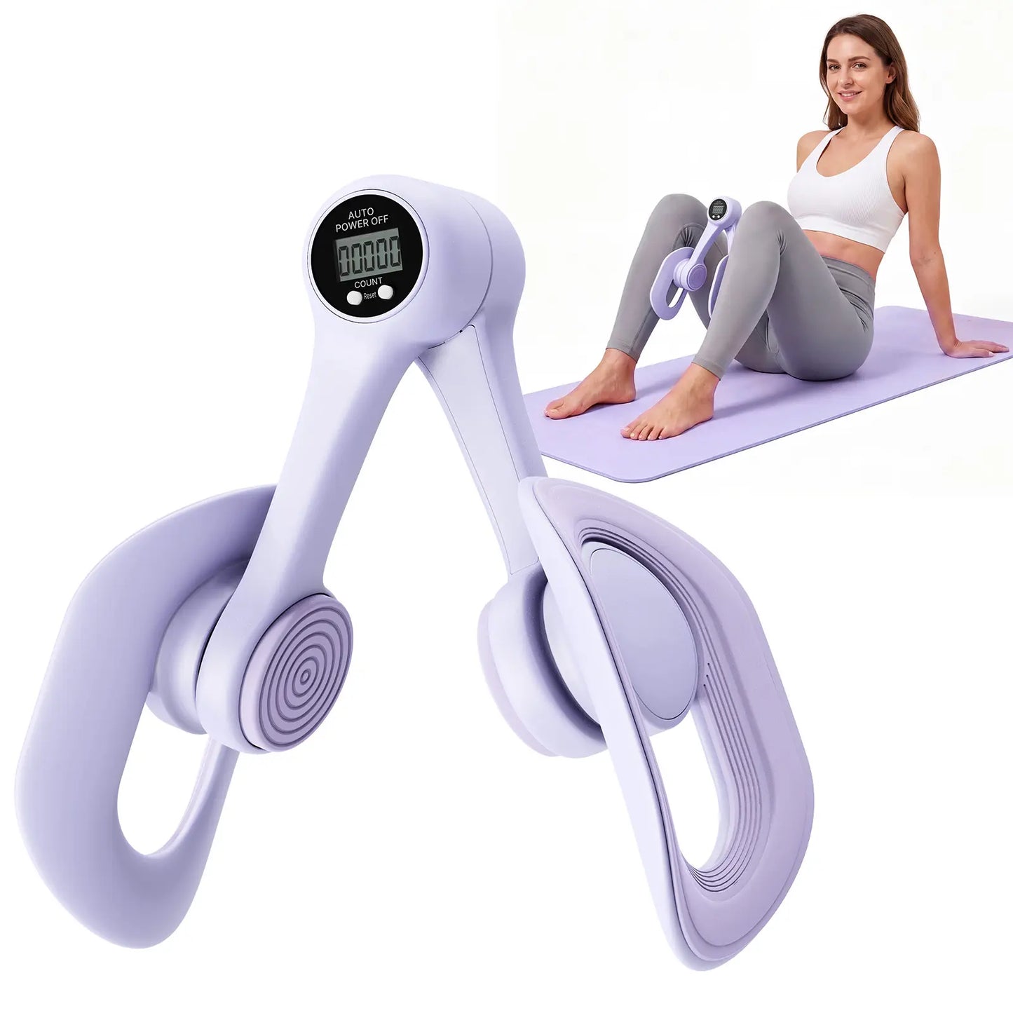 Zenrous Multi-Functional Thigh & Arm Exerciser Set - Compact Home Gym Pelvic Floor & Limb Muscle Trainer for Women & Men, Resistance Workout Equipment