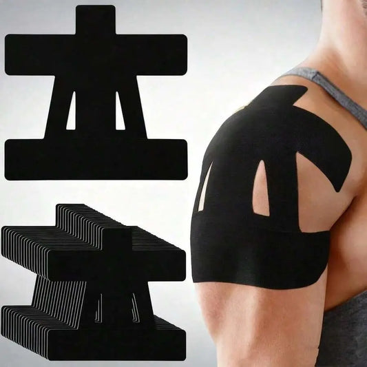 Precut Shoulder Kinesiology Strapping Tape Formen & Women - Waterproof, Breathable Athleticsupport & Pain Relief for Basketball, Gym,Camping I Father'S Day Gifts Campingessentials