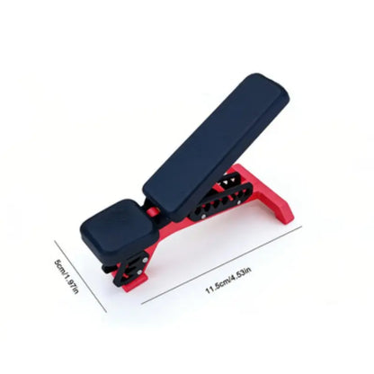 Mini Fitness Bench, Adjustable Angle 3D Printed Chair, Home Gym Decor, Workout Toy Set, Desk Model, Barbell Rack, Teen Gift, Desk Exercise Equipment, Workout Training Equipment