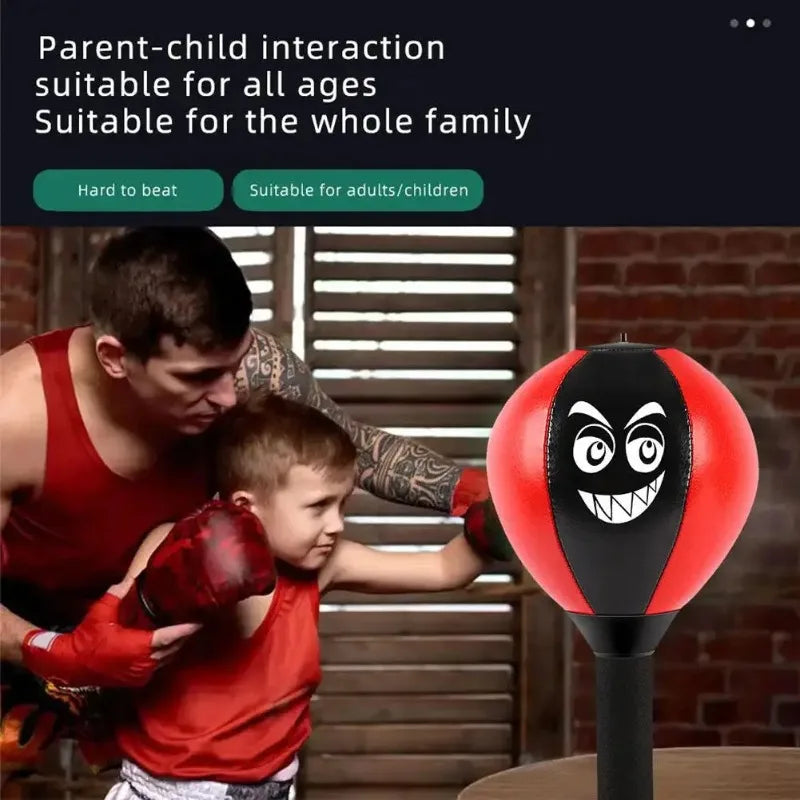 Stress Reliever for Children Punching Bag Toy with Suction Cup Stress Buster Desk Boxing Punch Ball Reduce Tension Toys