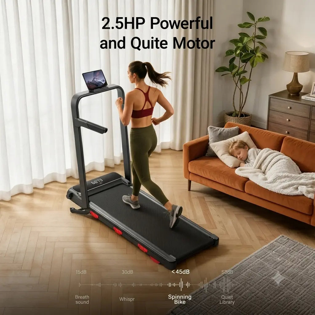 UMAY Auto Incline Treadmill with 3 LED Display | 3.0HP 300LBS Heavy Duty 10S Foldable Walking Pad | under Desk Home Office Workout | Compact Gym Machine for Men & Women