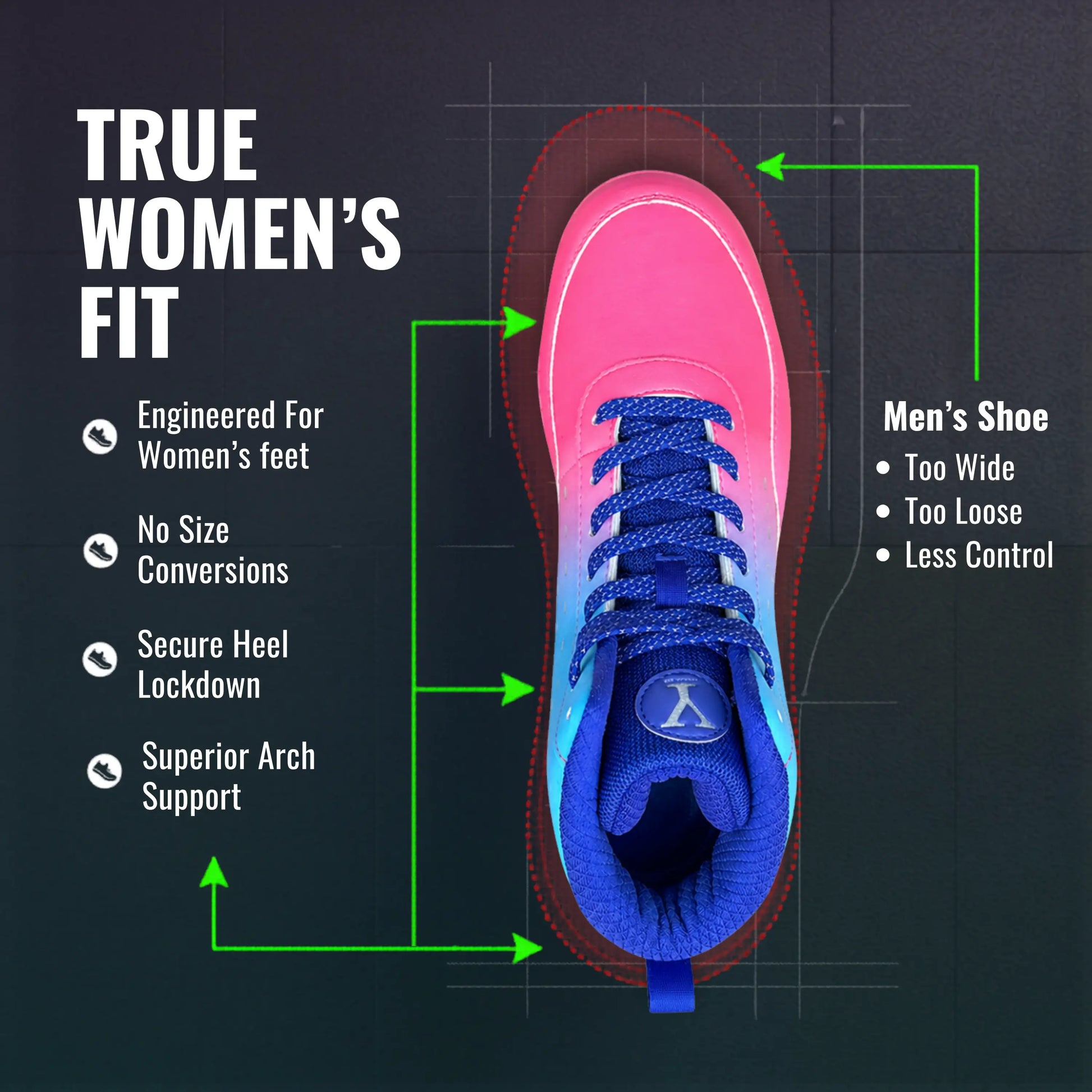 MAGIC: the Glow-In-The-Dark Women'S Wrestling Shoe Built for Speed and Confidence