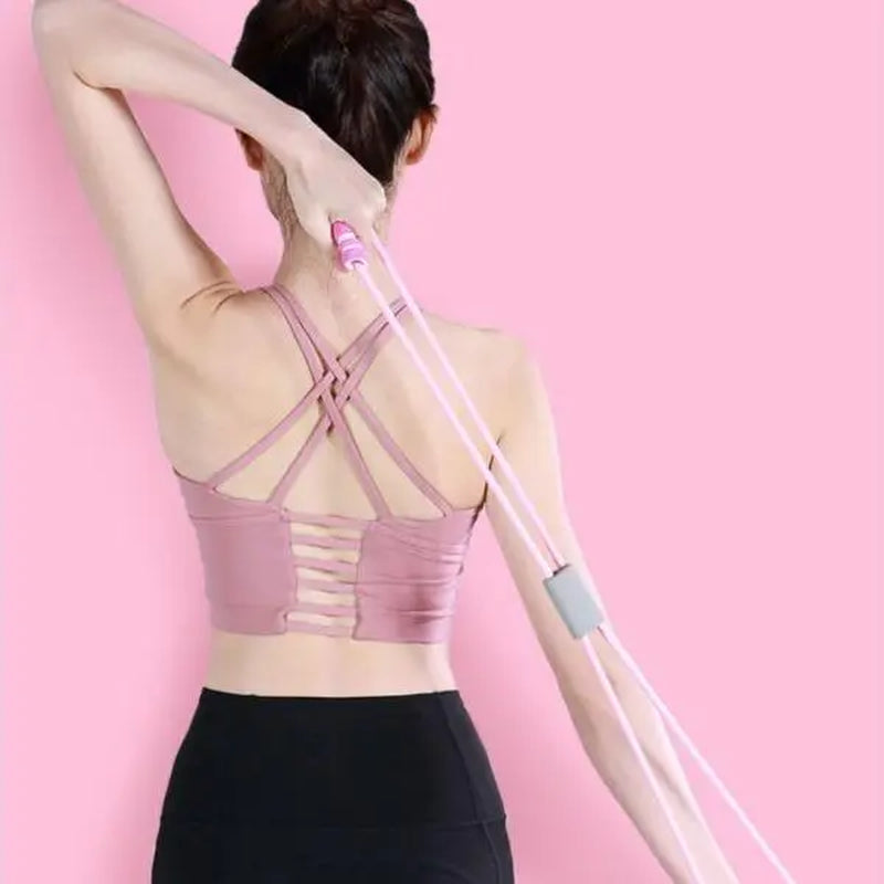 Tensioner Yoga Shoulder Open Back Legs 8 Shape Tension Belt Fitness Household Female Multifunctional Elastic Tension Rope