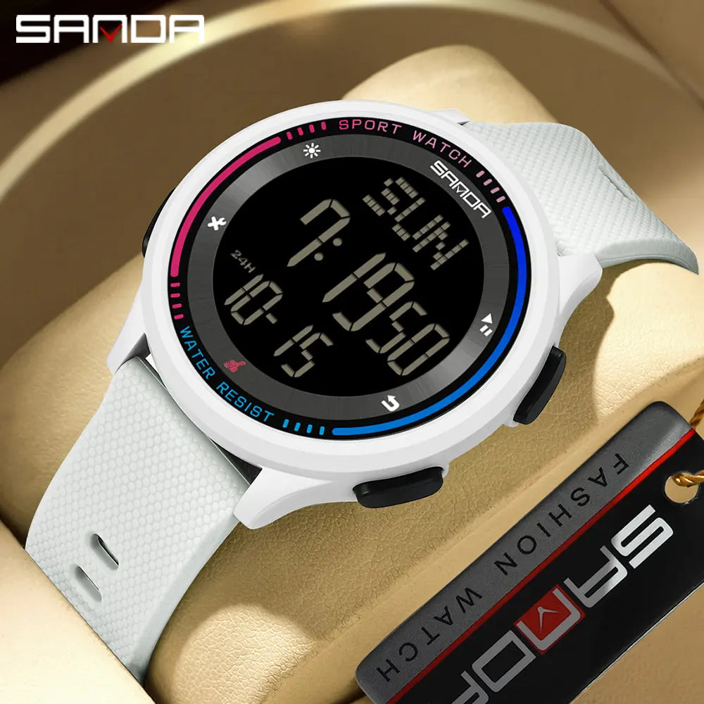 Unisex Casual Fashion Wristwatch - Simple Sporty round Design, Luminous Display, Waterproof, Shock-Resistant for Daily & Outdoor Wear (Fashion Men'S Watch Accessory)