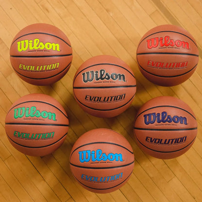 Wilson Evolution Basketball – Premium Indoor Training Ball Size 7