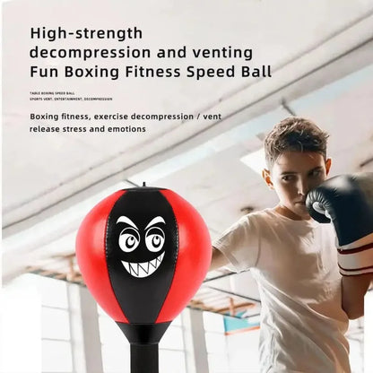 Stress Reliever for Children Punching Bag Toy with Suction Cup Stress Buster Desk Boxing Punch Ball Reduce Tension Toys
