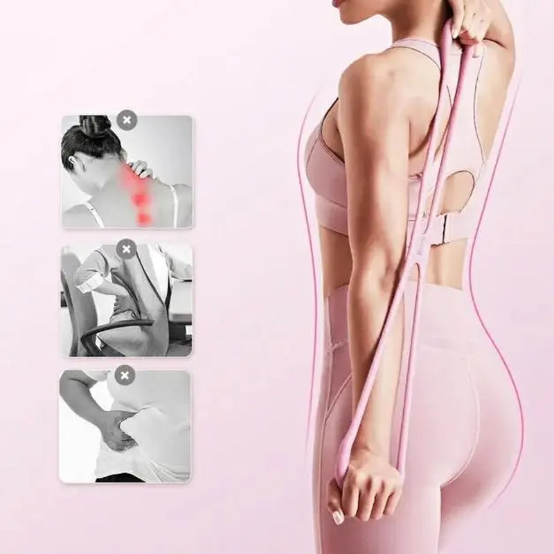 Resistance Bands Figure 8 Exercise Bands for Women 8 Shaped TPE Material for Arms Chest Expander Yoga Gym Fitness Muscle Training Summervibes