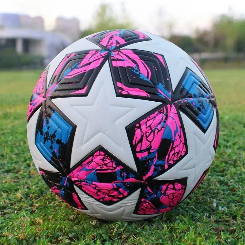Standard Soccer Ball Professional Outdoors Sports Match Balls Training Seamless Design Football High Quality PU Material Size 5 Football Equipment Soccer Gear