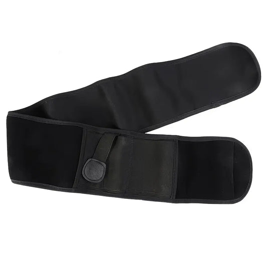 Tactical Covert Carrying Leather Bellyband Holster - Elastic, Breathable, Comfortable Tactical Equipment for Men, Right-Handed, Black Concealed Carry Accessory for Sports & Outdoor Use