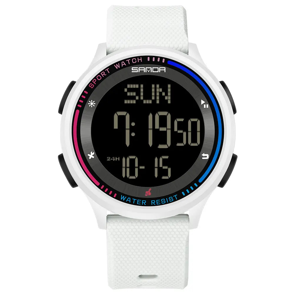 Unisex Casual Fashion Wristwatch - Simple Sporty round Design, Luminous Display, Waterproof, Shock-Resistant for Daily & Outdoor Wear (Fashion Men'S Watch Accessory)