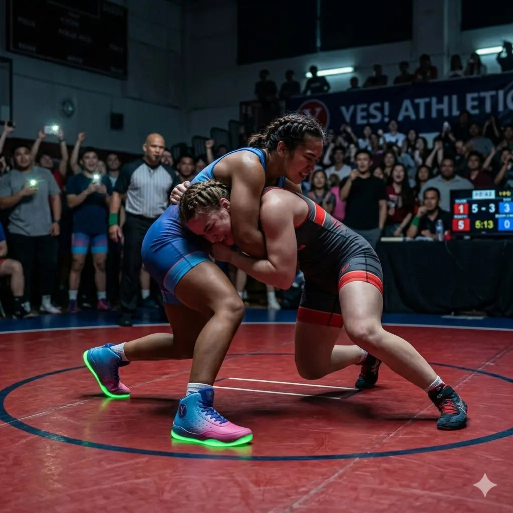 MAGIC: the Glow-In-The-Dark Women'S Wrestling Shoe Built for Speed and Confidence