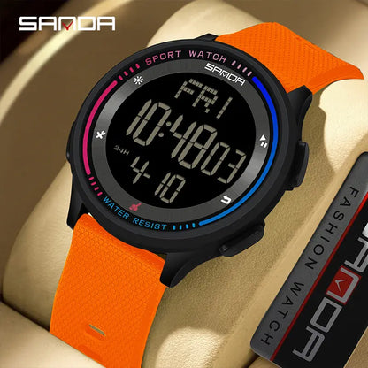 Unisex Casual Fashion Wristwatch - Simple Sporty round Design, Luminous Display, Waterproof, Shock-Resistant for Daily & Outdoor Wear (Fashion Men'S Watch Accessory)