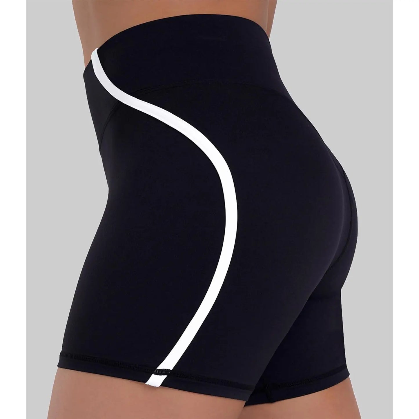 Sunzel Women'S High-Waisted No Front Seam Seamless Breathable Soft Activewear Shorts - Tummy Control Athletic Shorts for Yoga, Gym, Seamless Breathable Shorts