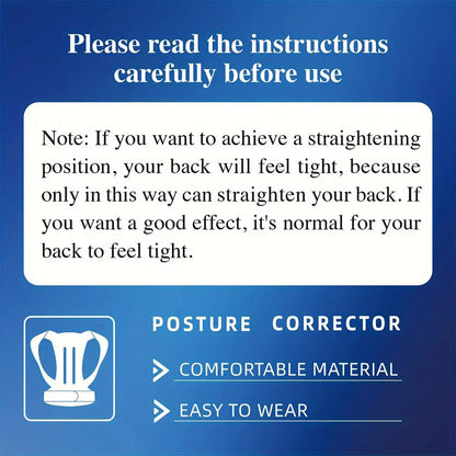 Adjustable Breathable Waist Brace - Lower Back Support & Posture Corrector Belt, Posture Strap, Back Correction Band for Gym, Sports, Office Sitting