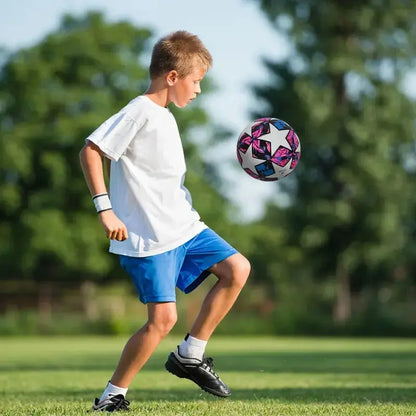 Standard Soccer Ball Professional Outdoors Sports Match Balls Training Seamless Design Football High Quality PU Material Size 5 Football Equipment Soccer Gear
