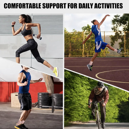 Athletic Ankle Support Sleeve - Ultra-Thin, Lightweight, Breathable, Supportive Wrap, Comfortable, Adjustable Compression, Non-Slip Silicone Grip for Running, Fitness, Black L-XL, Solid, Ankle Stability, Compression Wrap