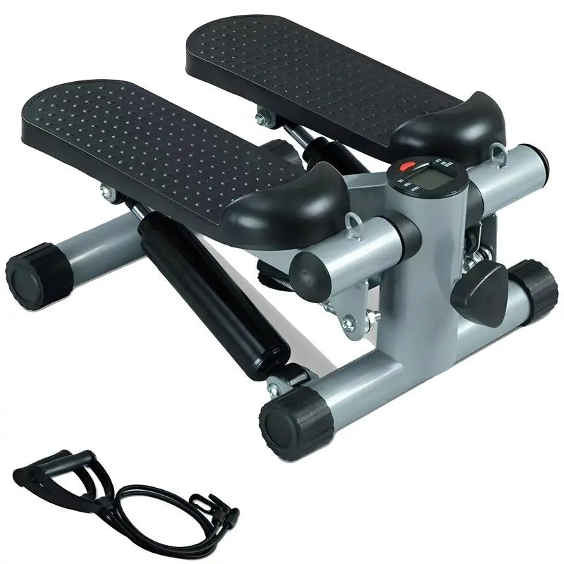 Mini Stair Stepper Machine, Adjustable Stepper with Resistance Bands, Home Cardio Trainer, Suitable for Beginners