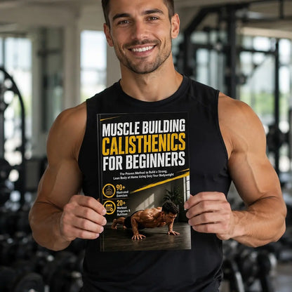 Muscle Building Calisthenics Guide for Beginners, 90+ Illustrated Exercises, 20+ Training Plans, Home Outdoor Workout Manual Book