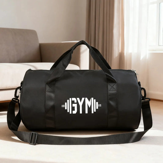 Large Capacity Gym Bag, Athletic Bag, Fashionable Print Sports Backpack, Sports Bags, Adjustable Shoulder Straps, Dry-Wet Separation, Durable Travel Commuter Bag, Outdoor Fitness Bag, Gym Workout Bag