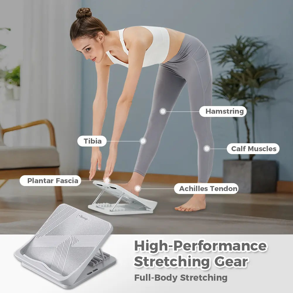 Adjustable Incline Stretch Board, Foot Calf Leg Stretcher, Keep Tilt Board for Plantar Fasciitis Relief, Home Gym Fitness & Posture Correction Tool