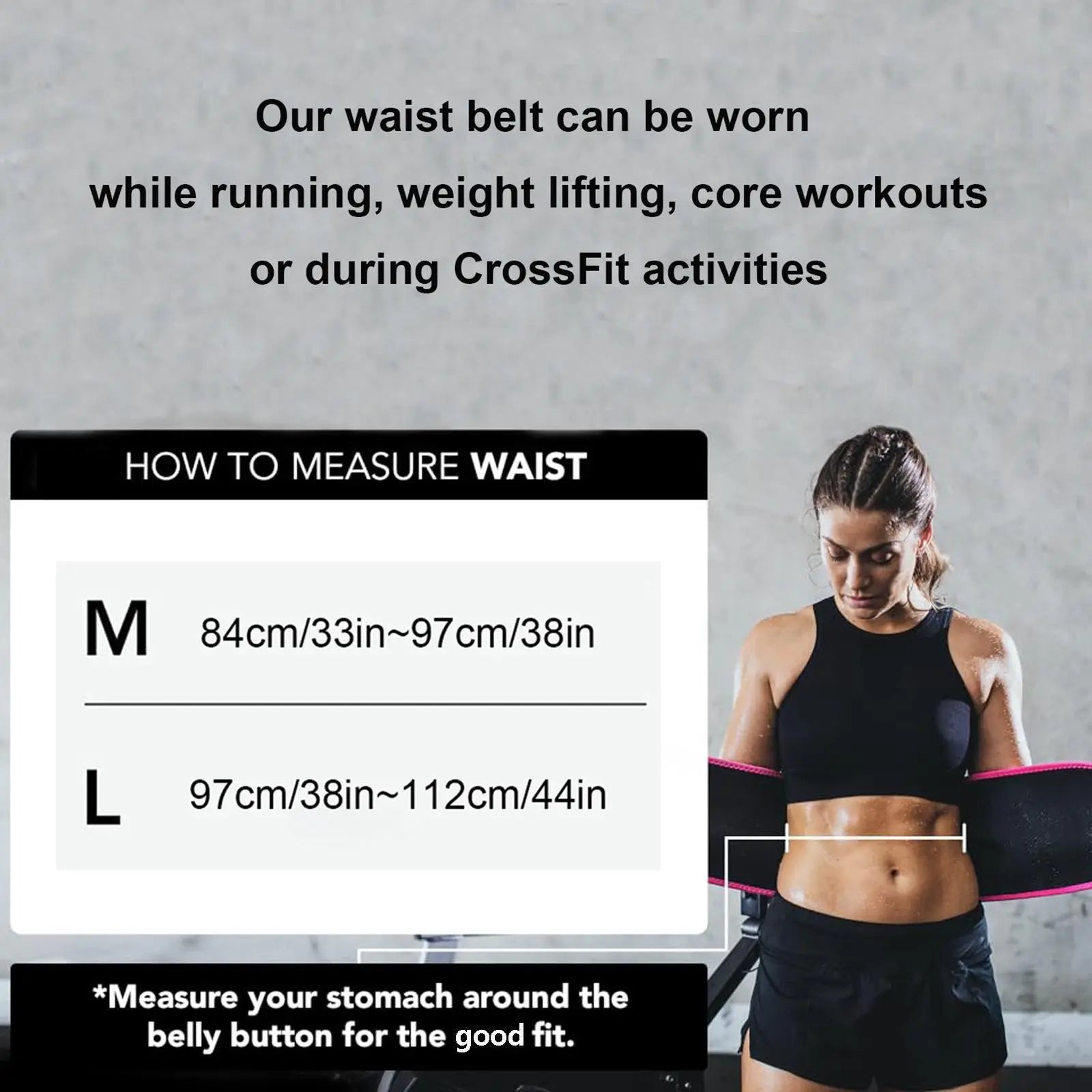 Women'S Faja Body Shaper, Gym Reduction Waist Trimmer, Fitness Accessory Sweat Band