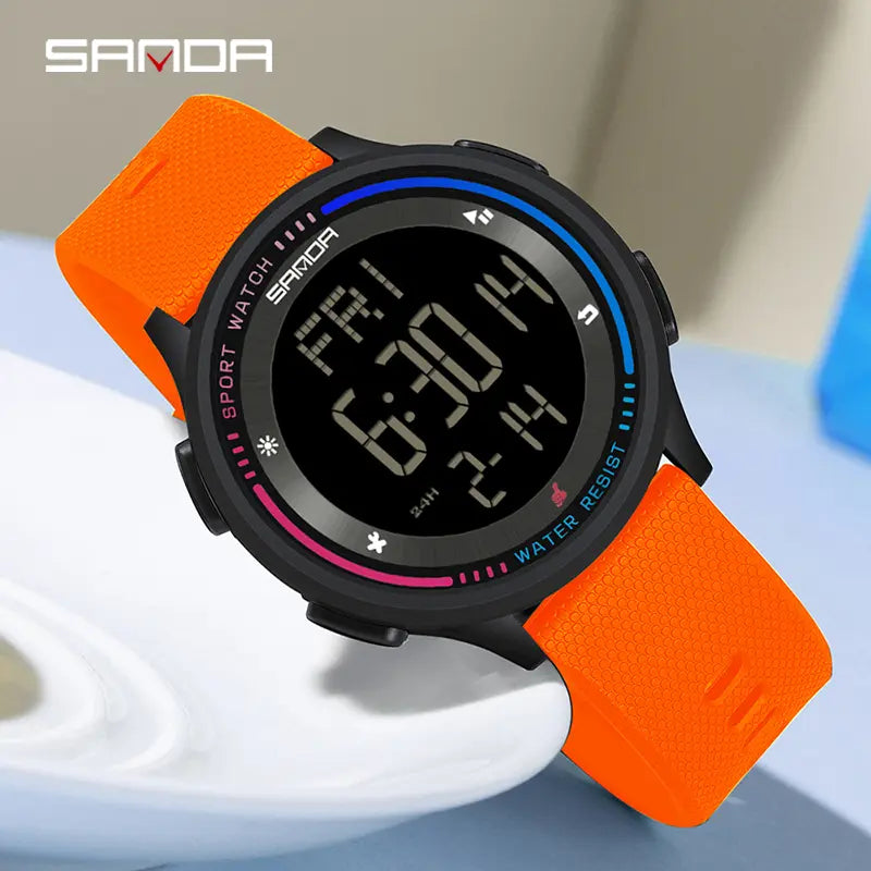 Unisex Casual Fashion Wristwatch - Simple Sporty round Design, Luminous Display, Waterproof, Shock-Resistant for Daily & Outdoor Wear (Fashion Men'S Watch Accessory)