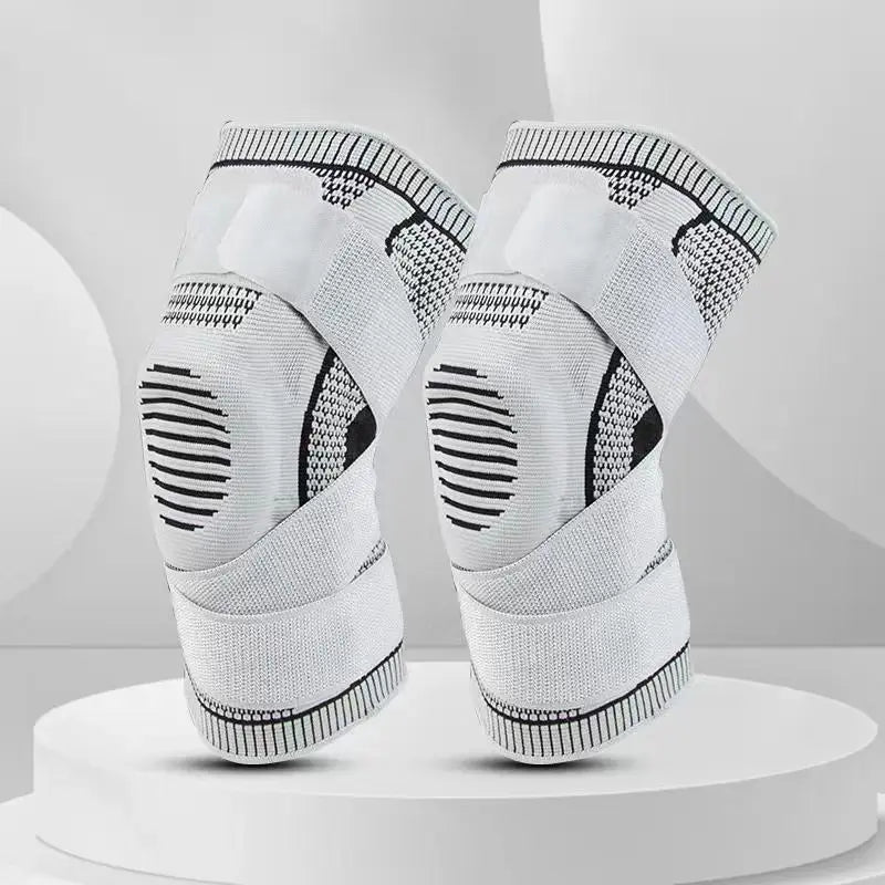 AWD 2/1 Pack Knee Compression Support Sleeves Flexible Sports Knee Braces for Men Women Running Basketball Workout Fitness Joint Pain Relief Daily Sports Accessories