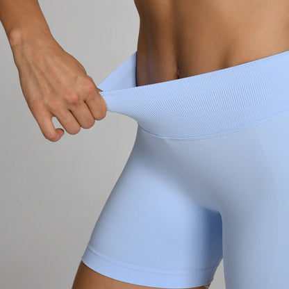 OUFALI Gym Shorts Impact 4.5" Women Workout Scrunch Butt Lifting Gym Seamless Shorts