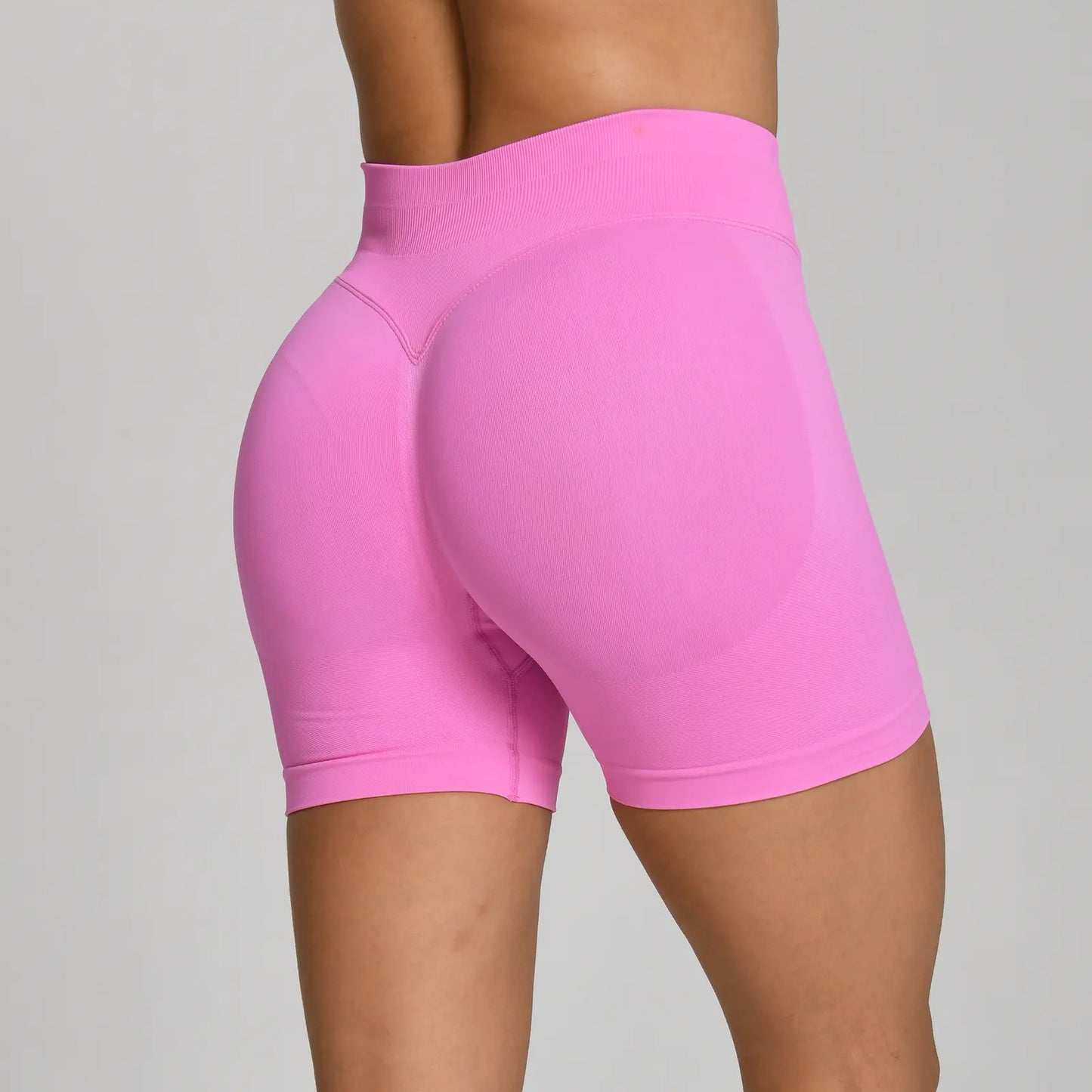 OUFALI Gym Shorts Impact 4.5" Women Workout Scrunch Butt Lifting Gym Seamless Shorts