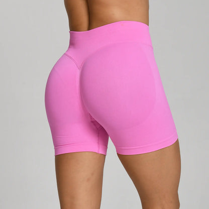 OUFALI Gym Shorts Impact 4.5" Women Workout Scrunch Butt Lifting Gym Seamless Shorts