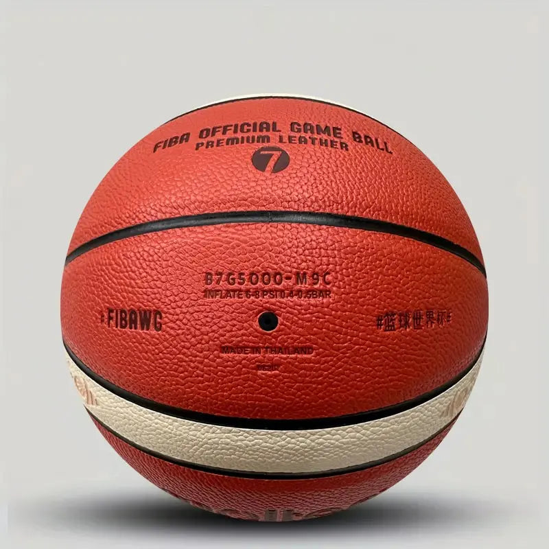 Professional Size 7 PU Material Basketball, Durable Sports Ball for Training & Competitions, Perfect Holiday Gift Idea, Training Equipment