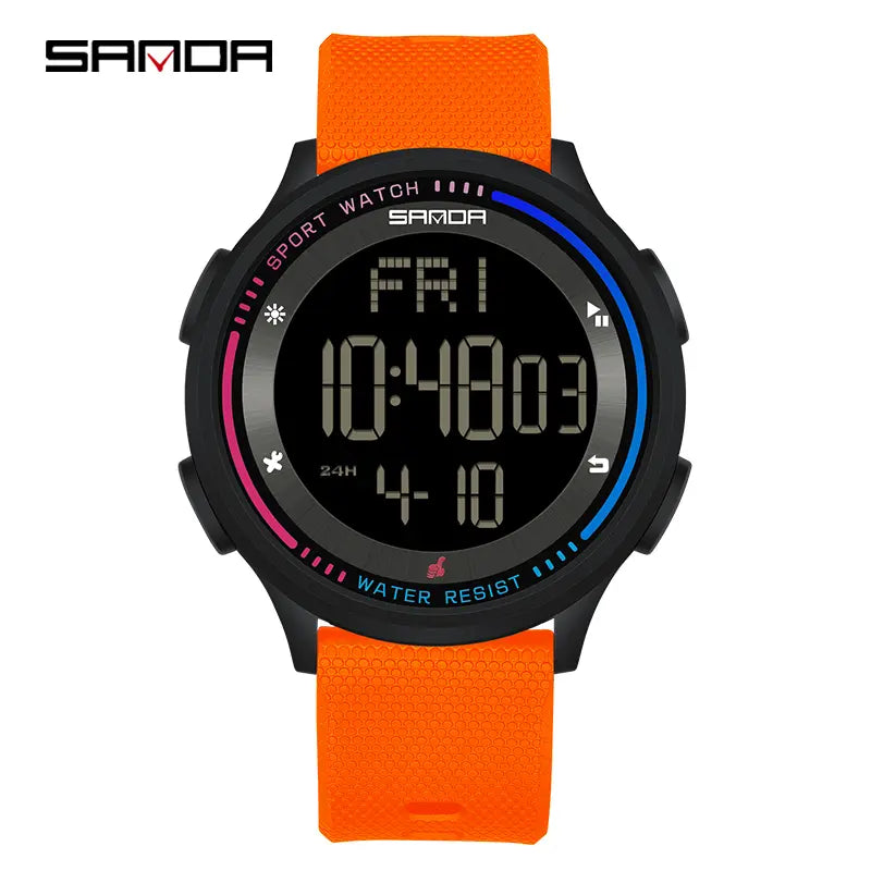 Unisex Casual Fashion Wristwatch - Simple Sporty round Design, Luminous Display, Waterproof, Shock-Resistant for Daily & Outdoor Wear (Fashion Men'S Watch Accessory)
