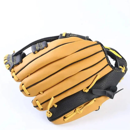 Baseball Catcher Glove, Leather Baseball Glove for Adults and Teens, Softball Gloves for Outdoor Sports, Training and Competition Use, Baseball Mitt