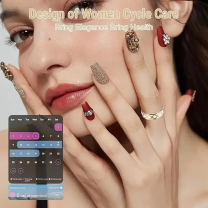 2026 Women'S Smart Ring, 5Atm Waterproof Fitness Tracker, Pedometer, Distance, Calories, Sleep & Period Tracking, Fits Iphone & Android, Wearable Fitness Trackers, Smart Wearable Devices, Smart Ring Health Tracker