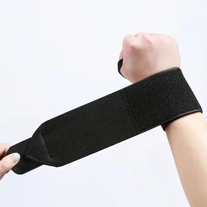 [2Pcs Adjustable Wrist Straps] 2Pcs Adjustable Thick Polyester Fitness Wrist Straps | Weightlifting Bands with Thumb Loops for Strength Training, Unisex Gym Wrist Support for Men & Women, Sleek Strap Design, Flexible Material