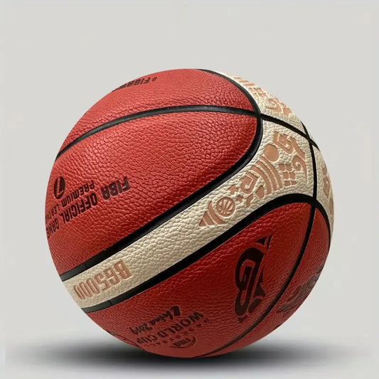 Professional Size 7 PU Material Basketball, Durable Sports Ball for Training & Competitions, Perfect Holiday Gift Idea, Training Equipment