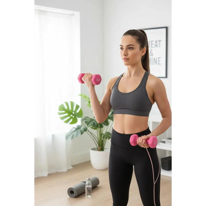 Neoprene Dumbbell Set with Non-Slip Grip – Ideal for Dumbbell Chest Workouts, Home Tone & Strength Training, Dumbbell Chestworkouts