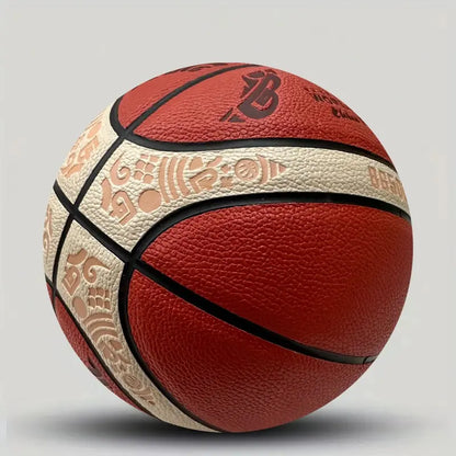 Professional Size 7 PU Material Basketball, Durable Sports Ball for Training & Competitions, Perfect Holiday Gift Idea, Training Equipment