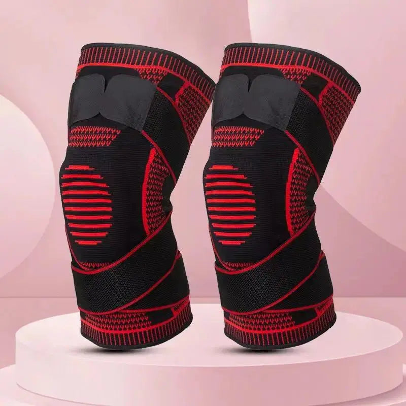 AWD 2/1 Pack Knee Compression Support Sleeves Flexible Sports Knee Braces for Men Women Running Basketball Workout Fitness Joint Pain Relief Daily Sports Accessories