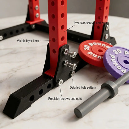 Mini Fitness Bench, Adjustable Angle 3D Printed Chair, Home Gym Decor, Workout Toy Set, Desk Model, Barbell Rack, Teen Gift, Desk Exercise Equipment, Workout Training Equipment